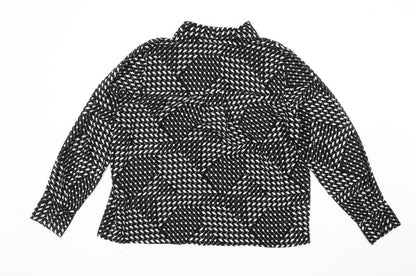 Womens UK Size 16 NEXT Black Basic Blouse