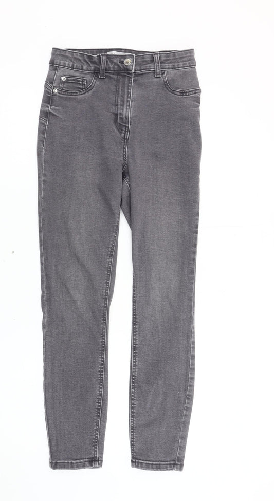 Primark Women’s Grey Skinny Jeans Size 8 Slim Fit Mid Rise Denim