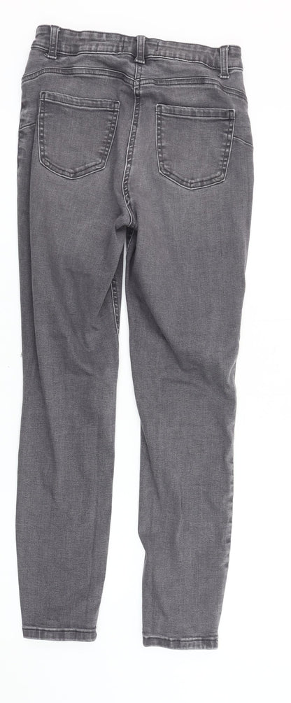 Primark Women’s Grey Skinny Jeans Size 8 Slim Fit Mid Rise Denim