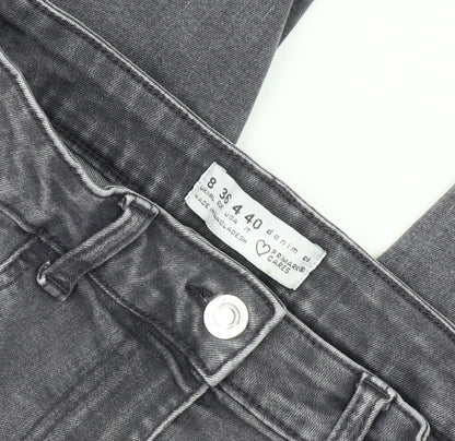 Primark Women’s Grey Skinny Jeans Size 8 Slim Fit Mid Rise Denim