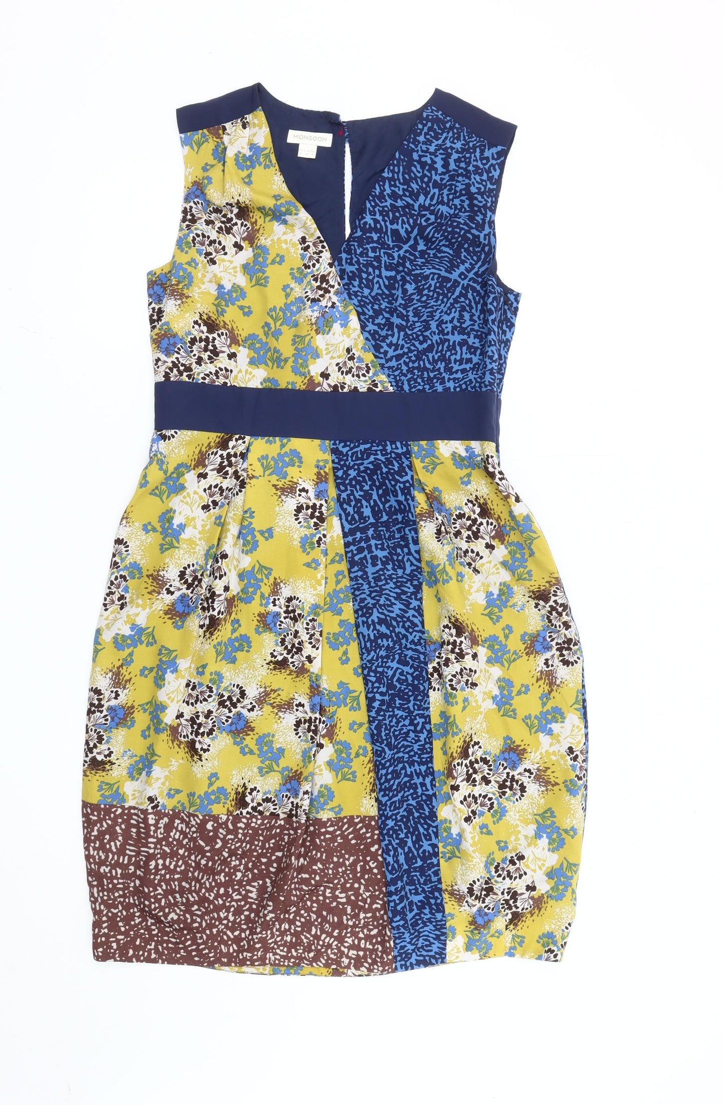 Monsoon Women’s Multicoloured Floral Sheath Knee Length Dress Size 12