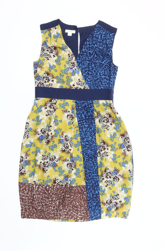 Monsoon Women’s Multicoloured Floral Sheath Knee Length Dress Size 12
