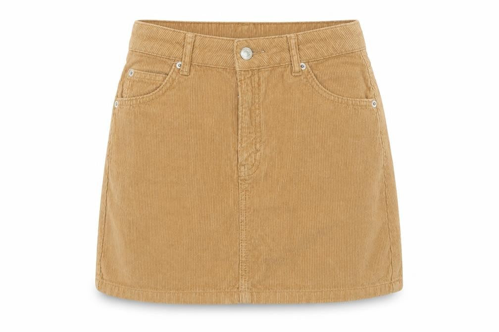 Womens UK Size 6 Topshop Straight & Pencil Corduroy Skirt