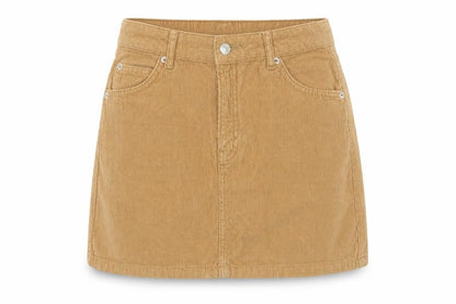 Womens UK Size 6 Topshop Straight & Pencil Corduroy Skirt