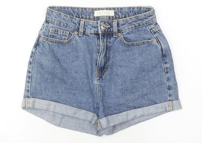 Denim Co Women’s Blue High-Rise Mom Denim Shorts Size 6