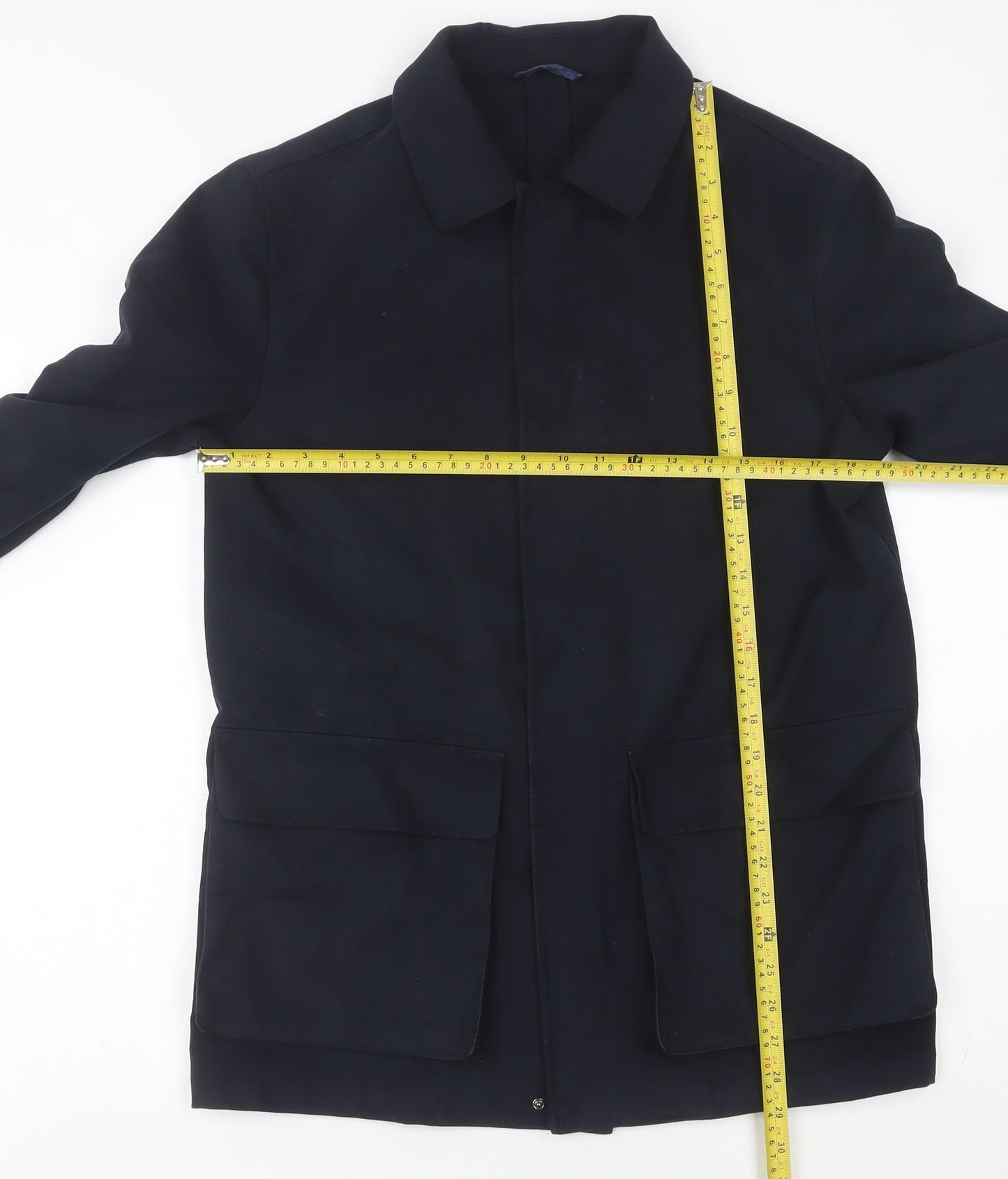 Mens UK Size M Sarto Blue Basic Jacket