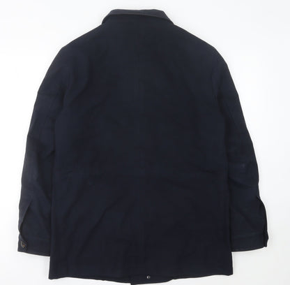 Mens UK Size M Sarto Blue Basic Jacket