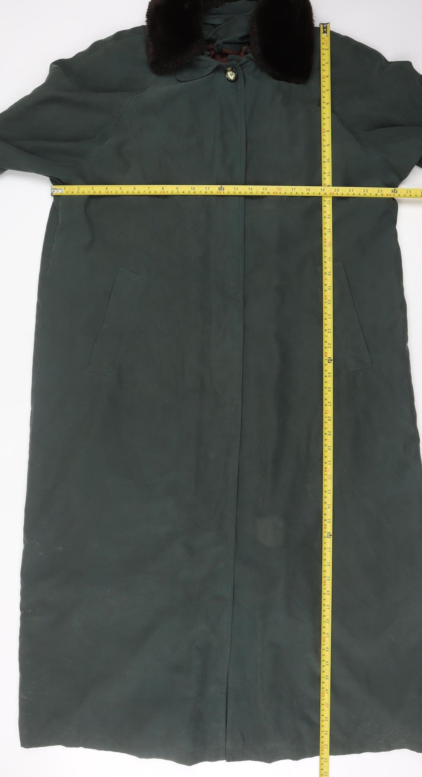 Womens UK Size 16 Rossetti Green Overcoat
