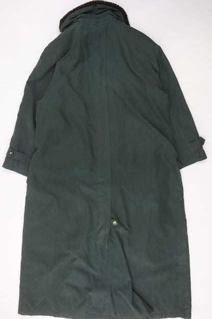 Womens UK Size 16 Rossetti Green Overcoat