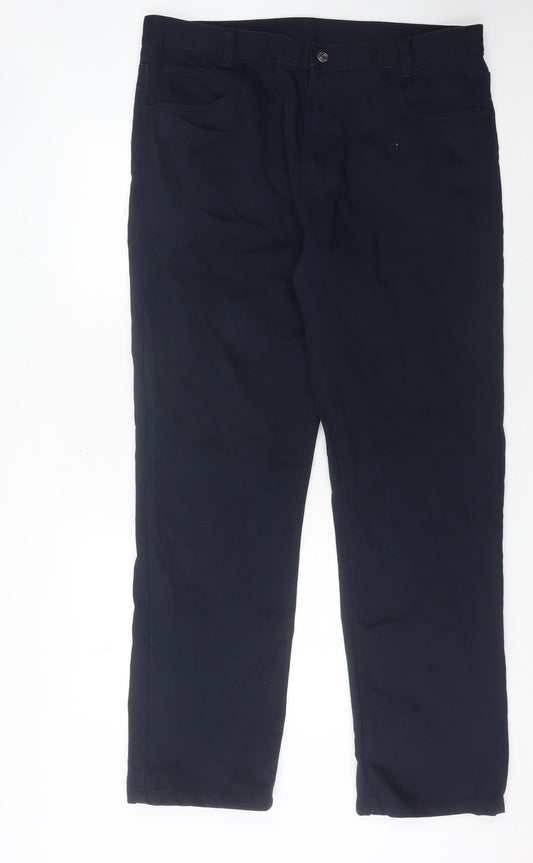 Mens UK Size 38 Raphael Valencino Regular Fit Straight Blue Jeans