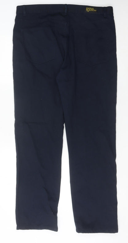 Mens UK Size 38 Raphael Valencino Regular Fit Straight Blue Jeans
