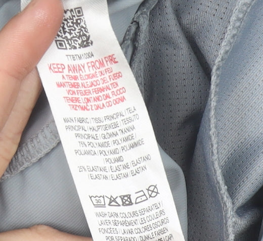 Technicals Mens Grey M Jogger Trousers Tapered Woven Stretch Activewear