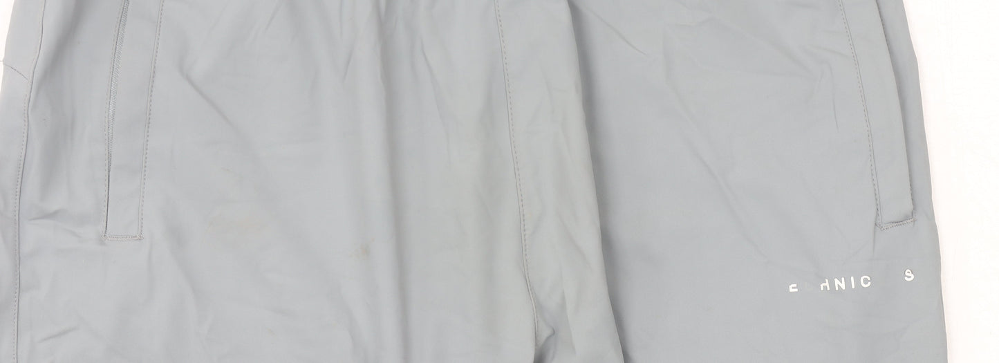 Technicals Mens Grey M Jogger Trousers Tapered Woven Stretch Activewear