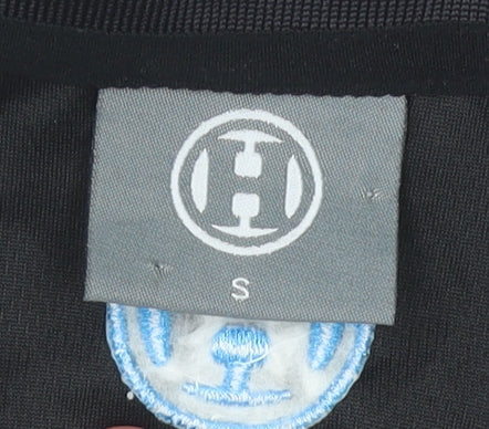 Harrows Men's Black Blue S Polo Shirt Sports Raglan Moisture Wicking