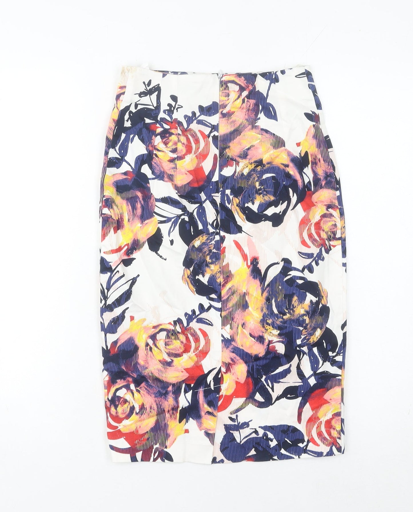 Mohito Women’s Multicoloured Floral Knee Length Pencil Skirt Size 6