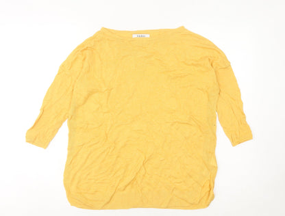 Womens UK Size XS Farhi by Nicole Farhi Yellow Pullover Jumper