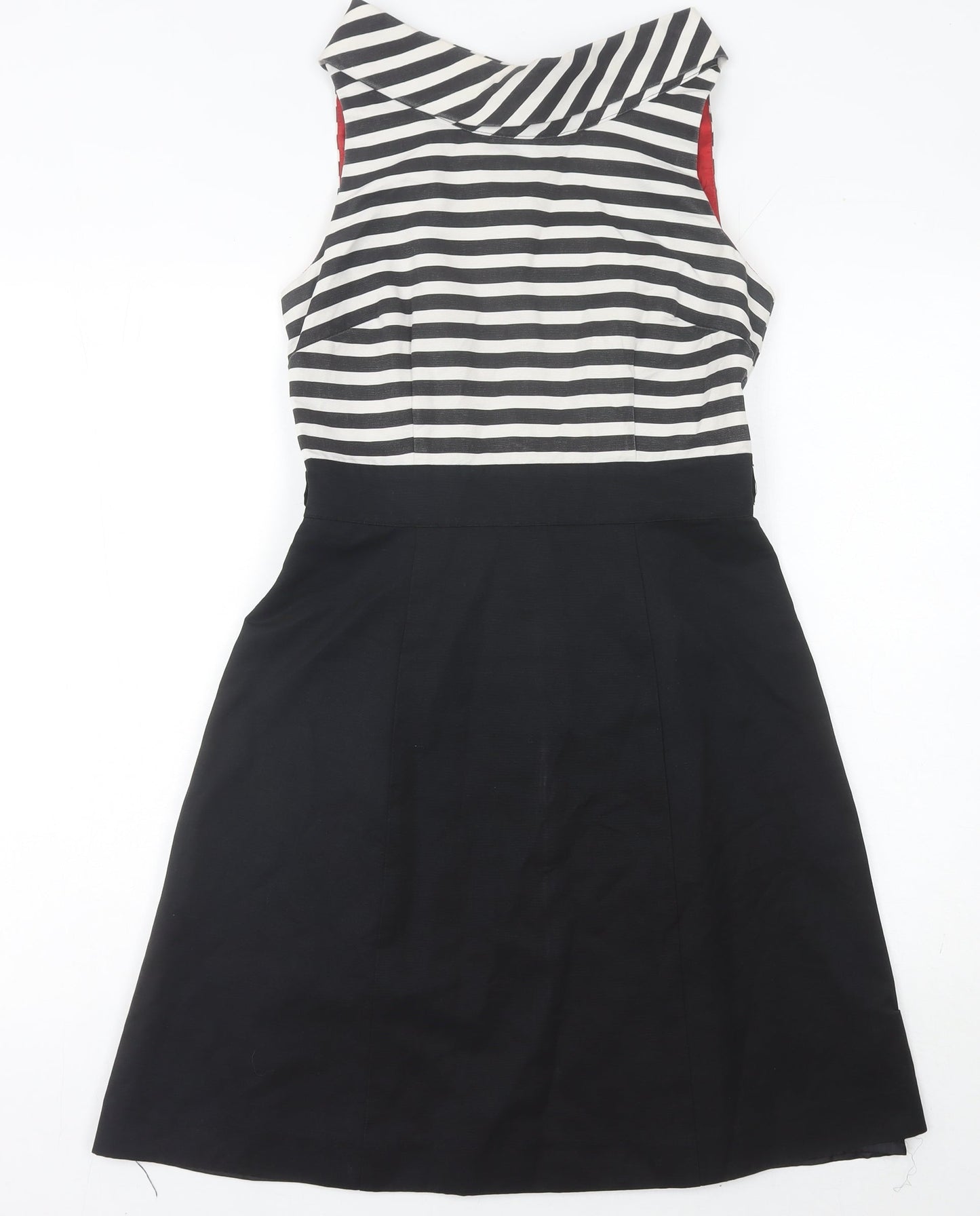 Principles by Ben De Lisi Women’s Black Striped Size 10 A-Line Dress