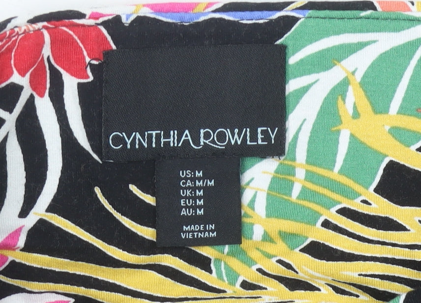 Cynthia Rowley Women’s Multicoloured Tropical Floral Wrap Skirt M