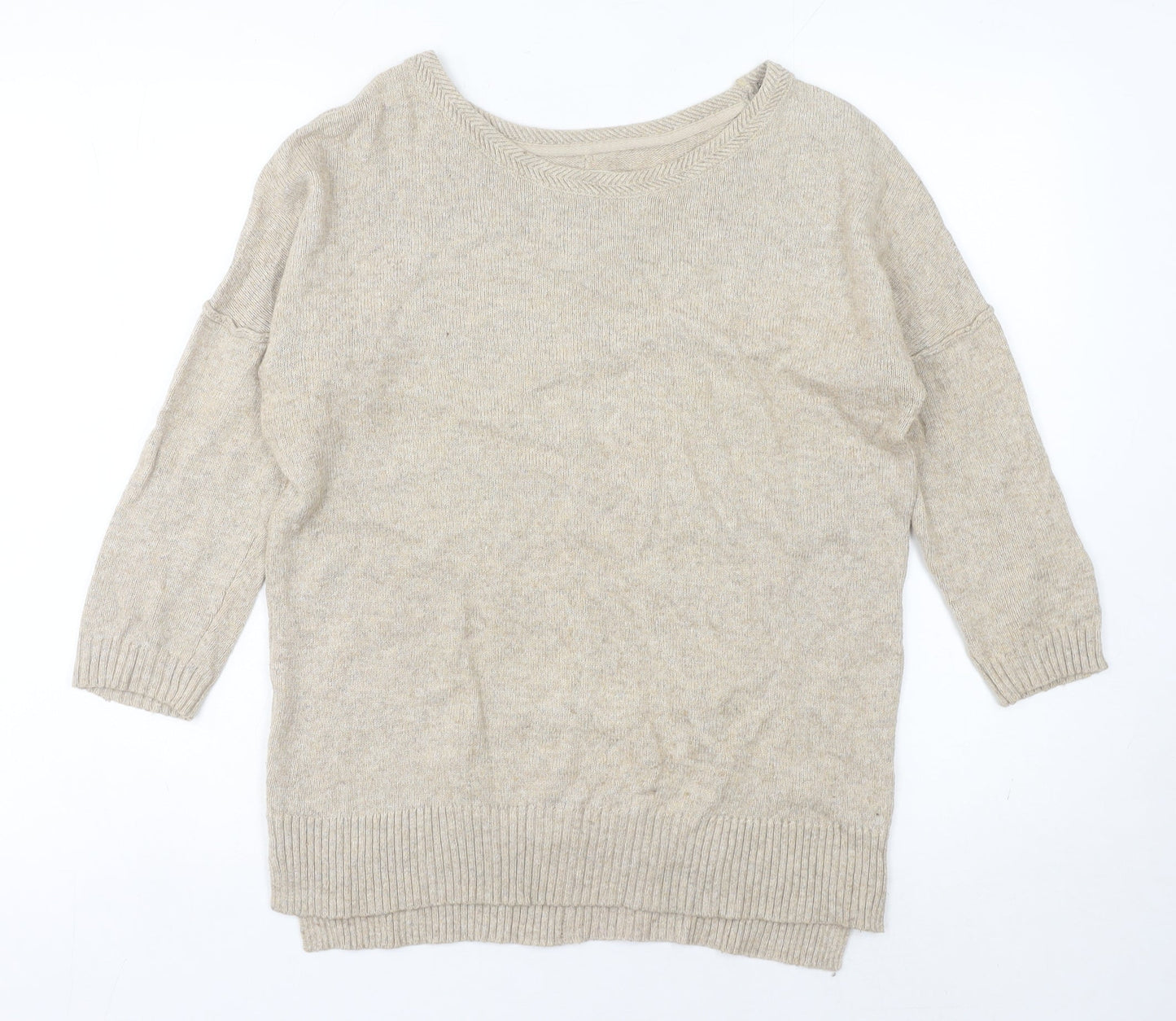 Womens UK Size S H&M Beige Pullover Jumper