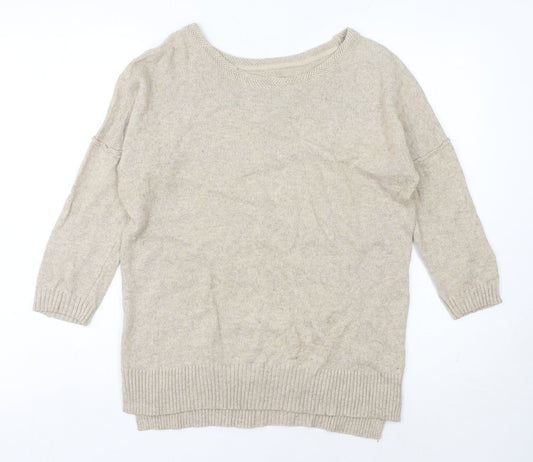 Womens UK Size S H&M Beige Pullover Jumper