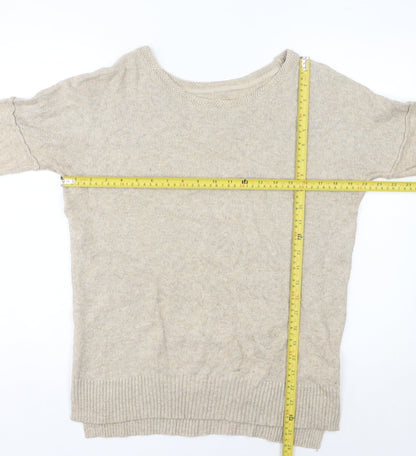 Womens UK Size S H&M Beige Pullover Jumper