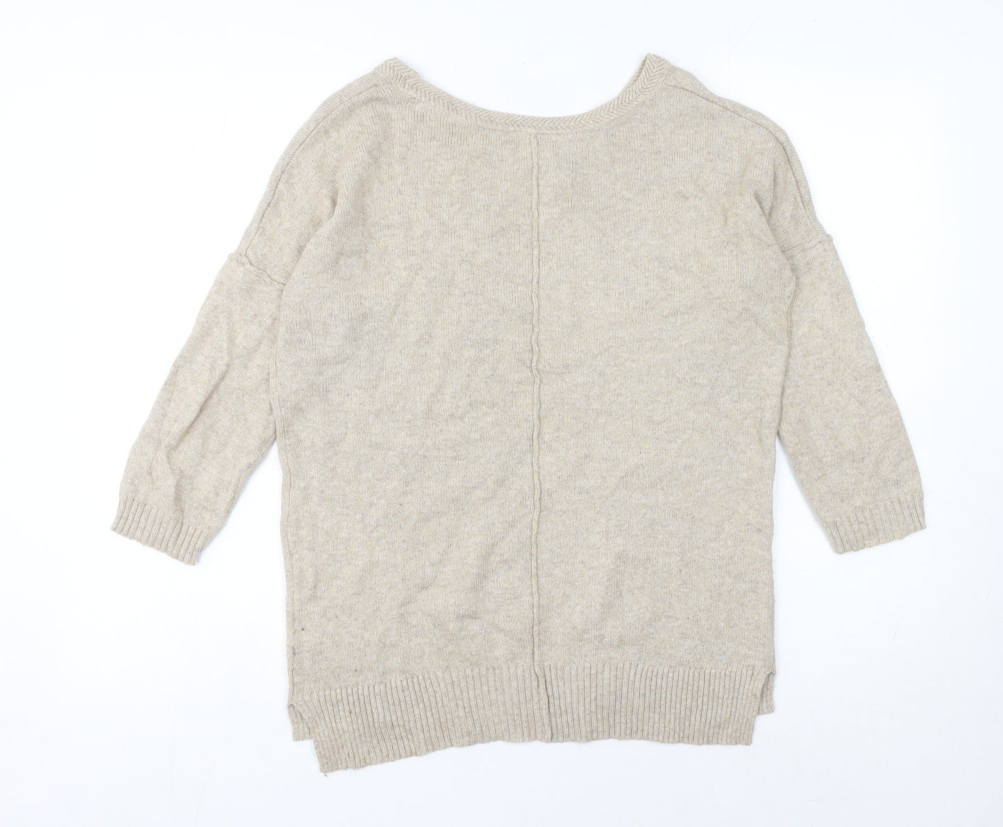 Womens UK Size S H&M Beige Pullover Jumper