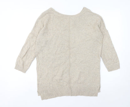 Womens UK Size S H&M Beige Pullover Jumper