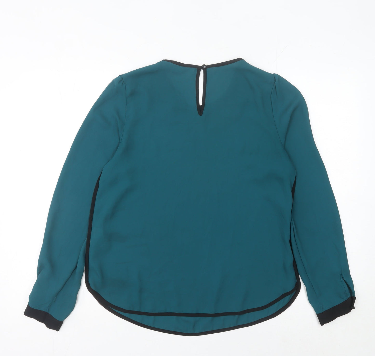 Womens UK Size 12 Dorothy Perkins Green Basic Blouse