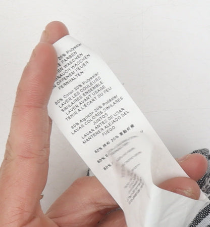 Missguided Tall Women’s Grey Striped Wide-Leg Jumpsuit Size 12