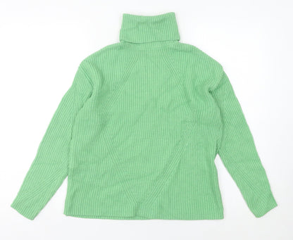 Womens UK Size XS Marks and Spencer Green Pullover Jumper