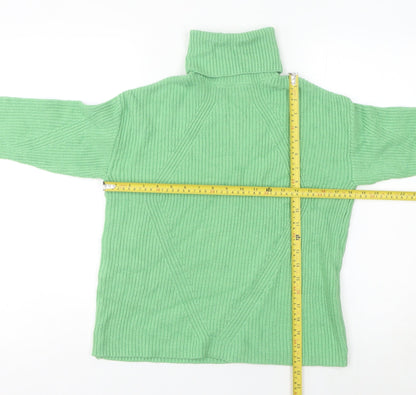 Womens UK Size XS Marks and Spencer Green Pullover Jumper