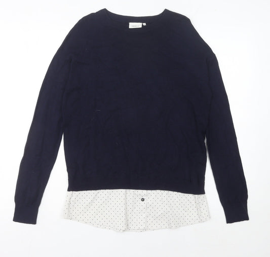 Womens UK Size 8 NEXT Blue Pullover Jumper