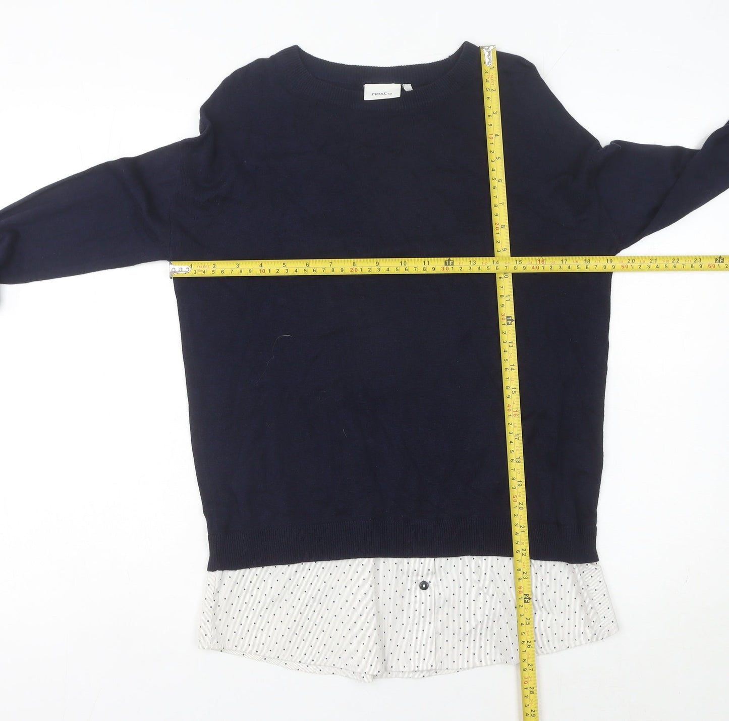 Womens UK Size 8 NEXT Blue Pullover Jumper