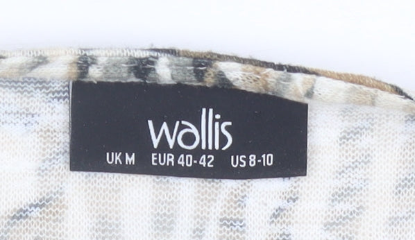 Womens UK Size M Wallis Multicoloured Tunic Blouse