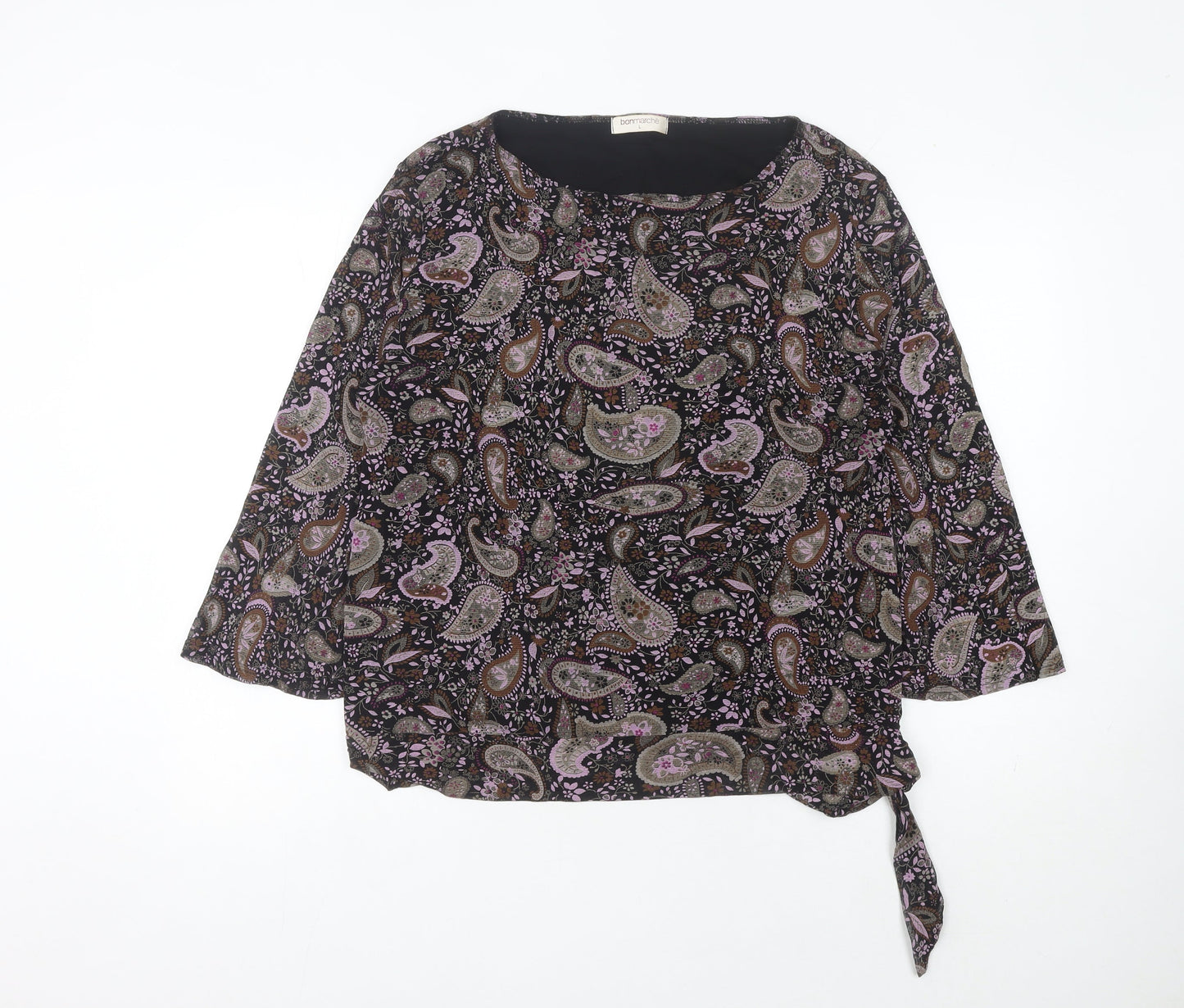 Bonmarché Women’s Multicoloured Paisley Tunic Blouse Size L