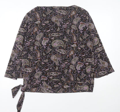 Bonmarché Women’s Multicoloured Paisley Tunic Blouse Size L