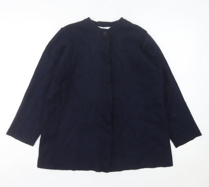Womens UK Size 12 Marks and Spencer Blue Cardigan Jumper