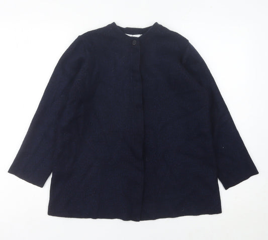 Womens UK Size 12 Marks and Spencer Blue Cardigan Jumper