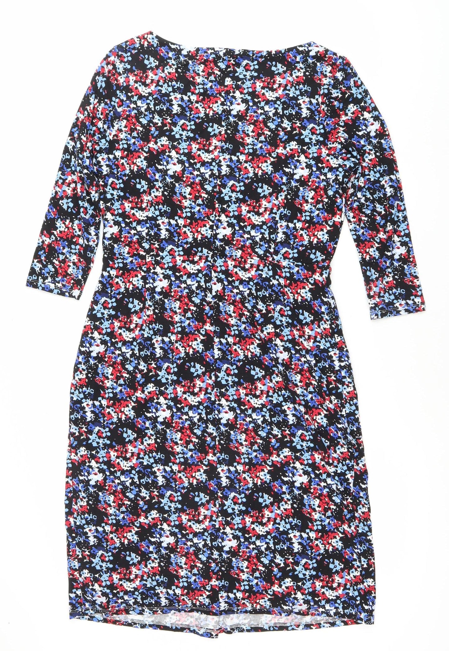 Precis Petite Women's Multicoloured Size 10 Sheath Knee Length Dress