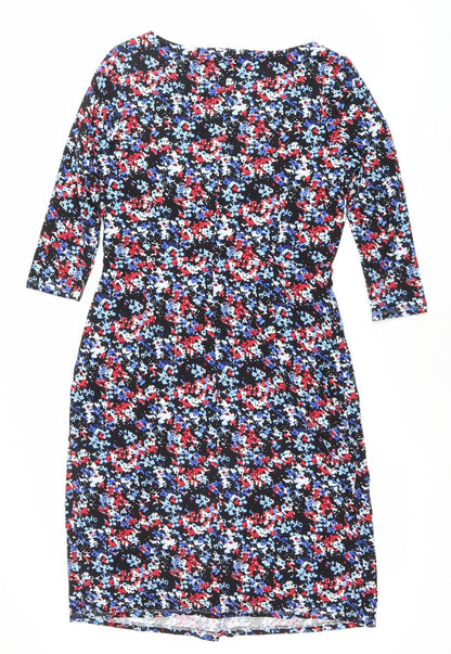 Precis Petite Women's Multicoloured Size 10 Sheath Knee Length Dress