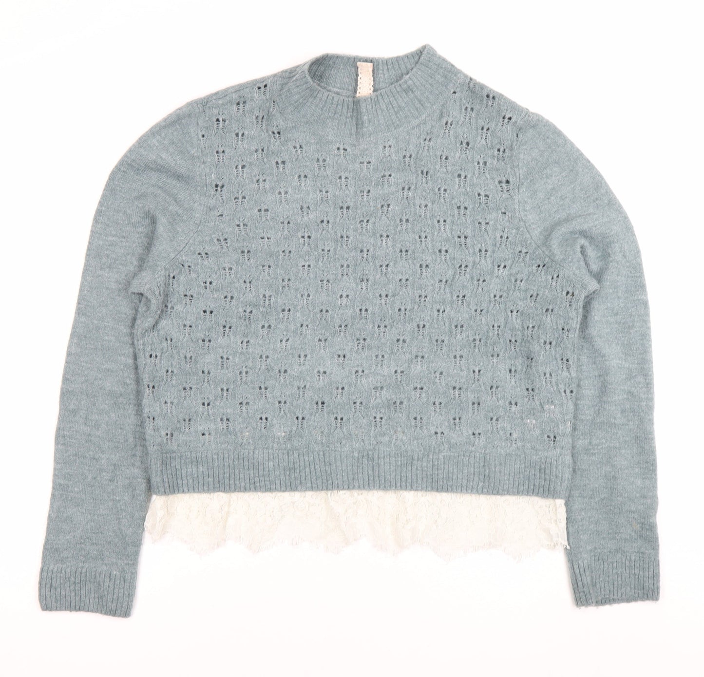 Womens UK Size M H&M Divided Blue Pullover Jumper
