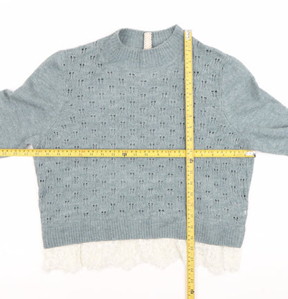 Womens UK Size M H&M Divided Blue Pullover Jumper