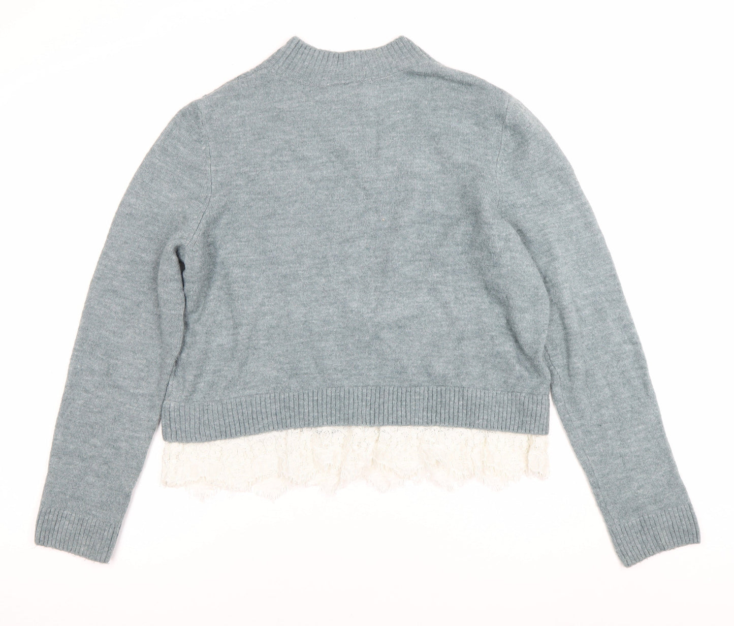 Womens UK Size M H&M Divided Blue Pullover Jumper