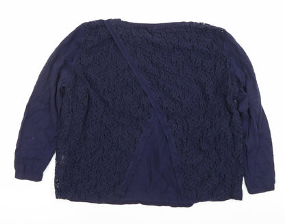 Womens UK Size 16 NEXT Blue Pullover Jumper