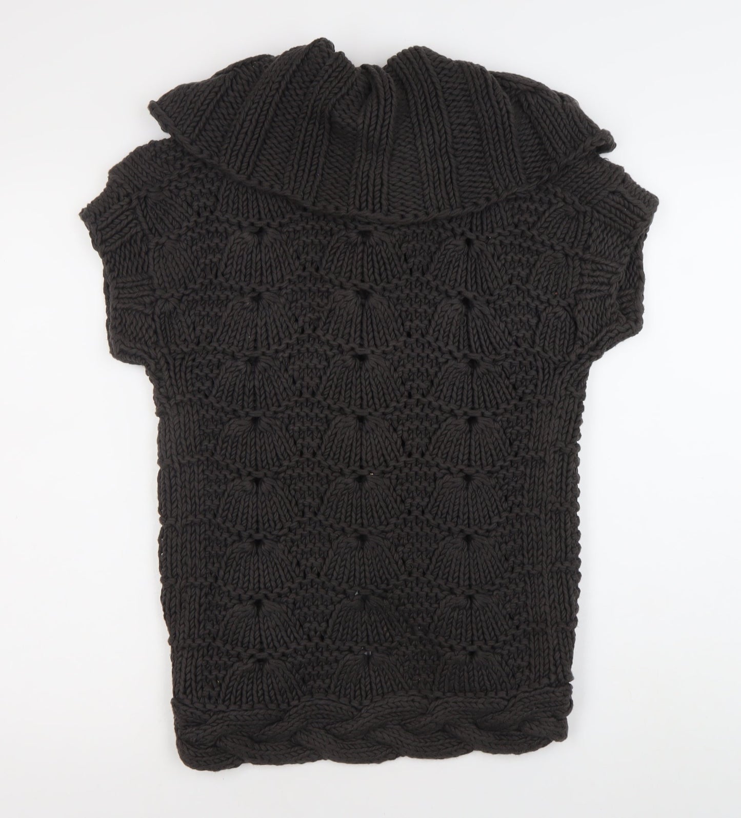 Womens UK Size 10 Ted Baker Black Cardigan Jumper