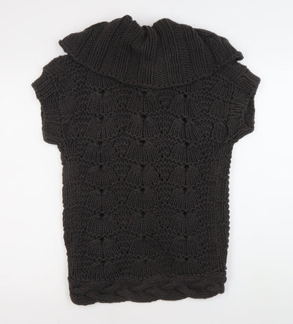 Womens UK Size 10 Ted Baker Black Cardigan Jumper