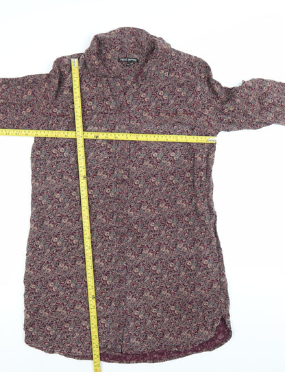 Womens UK Size 12 NEXT Multicoloured Tunic Button-Up