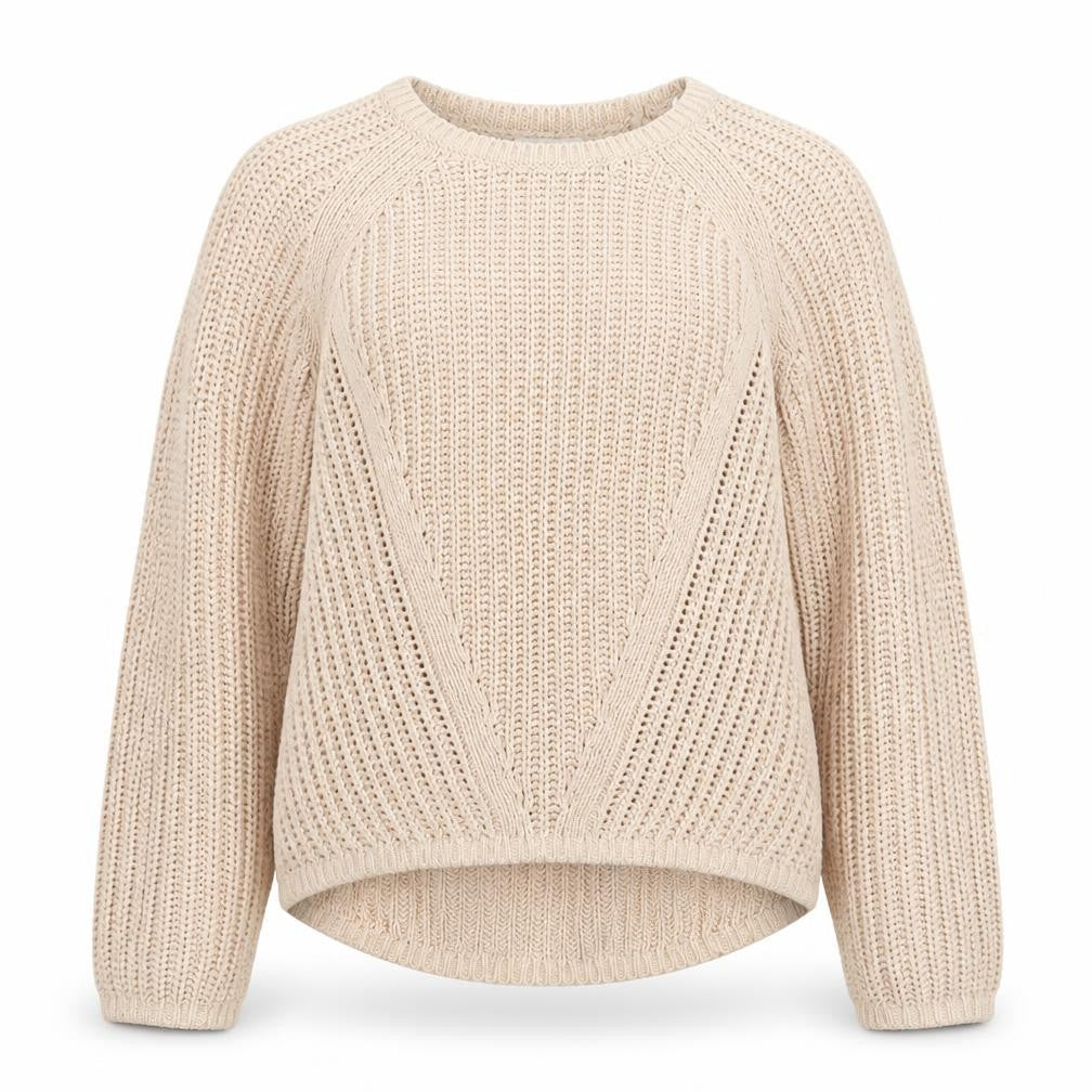 Womens UK Size XS H&M Beige Pullover Jumper