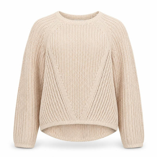 Womens UK Size XS H&M Beige Pullover Jumper