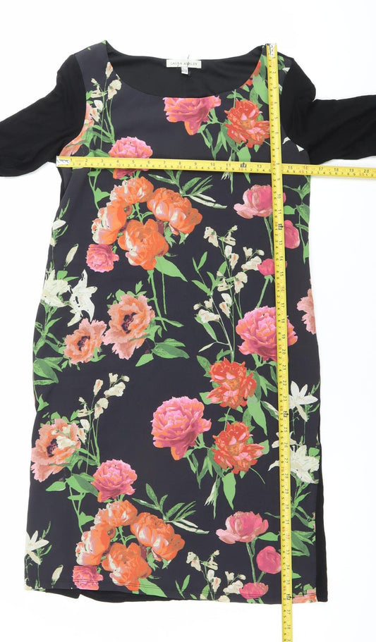 Laura Ashley Women’s Multicoloured Floral Shift Dress Size 10